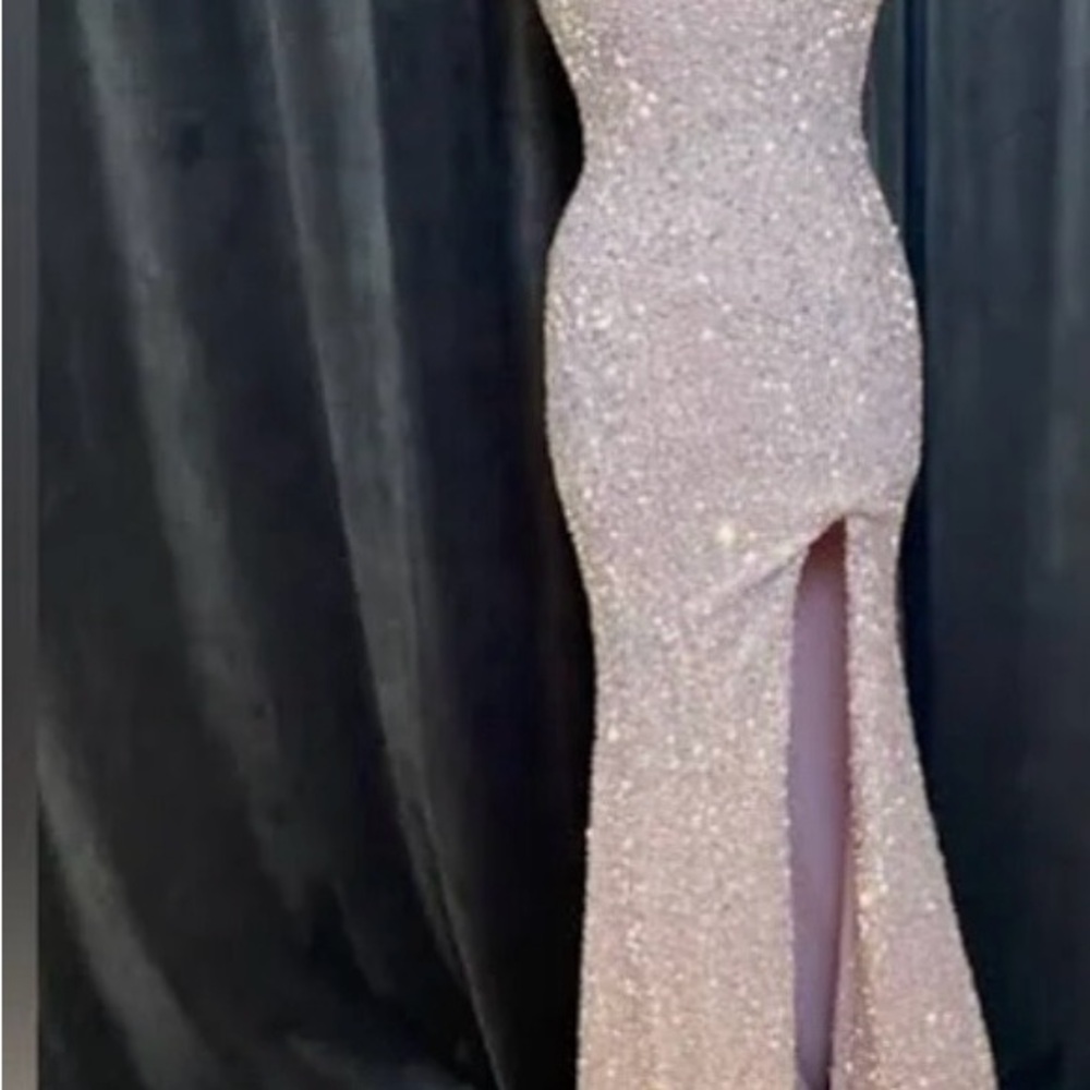 Elegant Glittering Evening Gown
